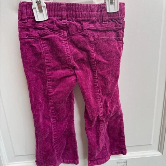 Barbie 2T Girls Pink/Purple Pants with Floral Embroidery - Picture 4 of 6